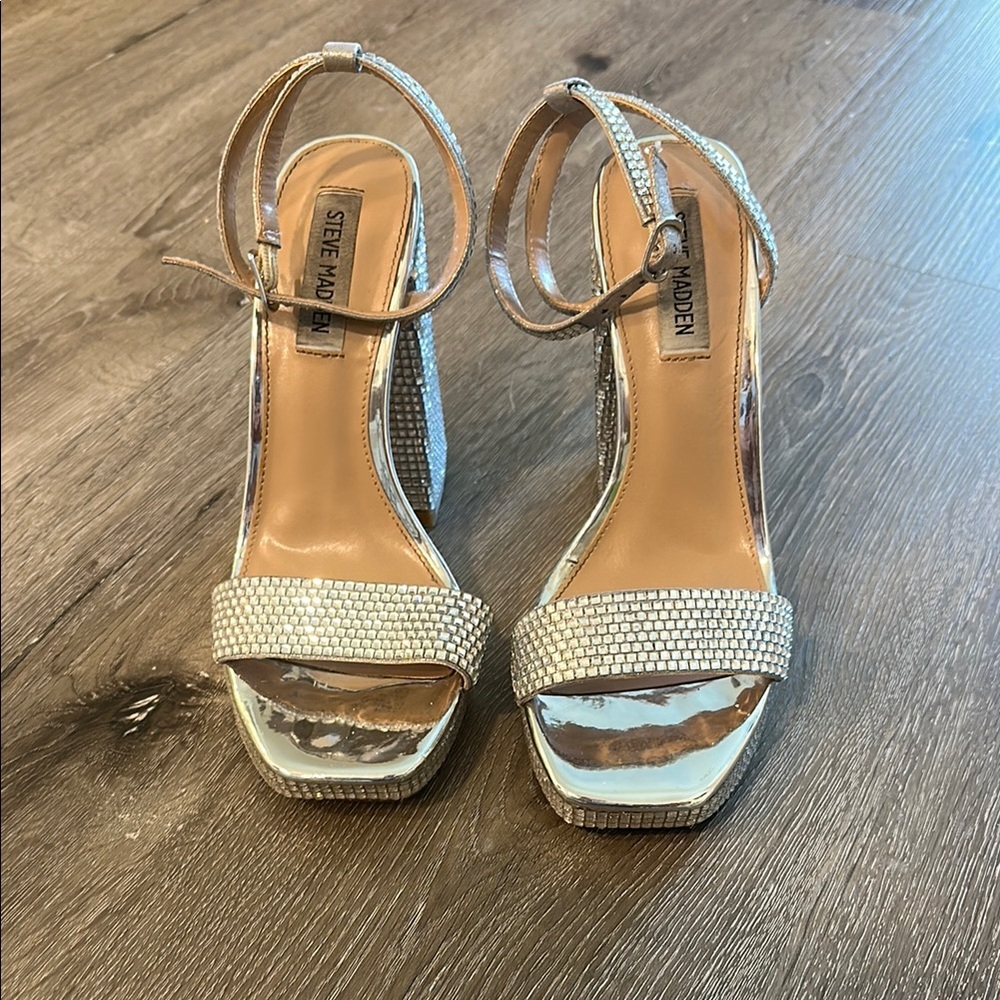 Steve Madden Silver Women's Heels
